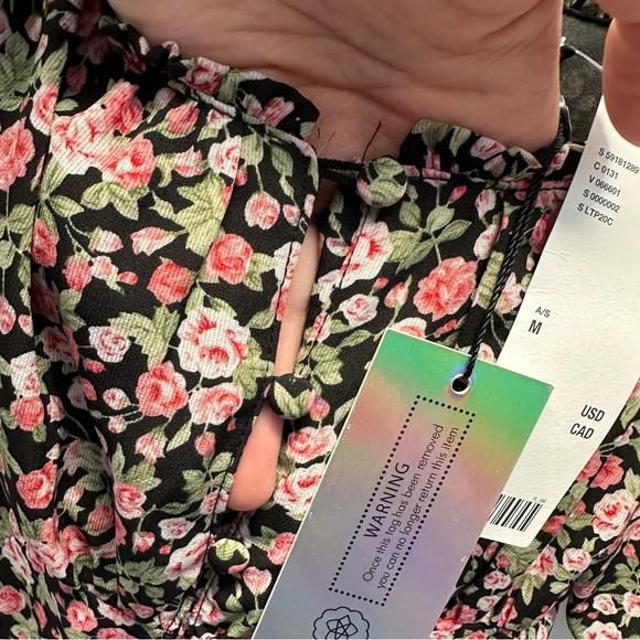 Urban Outfitters Daisy Street Puff Sleeve Floral Jumpsuit - Picture 15 of 16